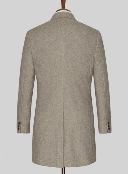 Light Weight Light Brown Tweed Overcoat