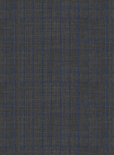 Napolean Nailhead Box Gray Wool Suit