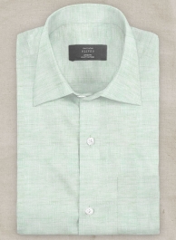 Dublin Mint Green Linen Shirt
