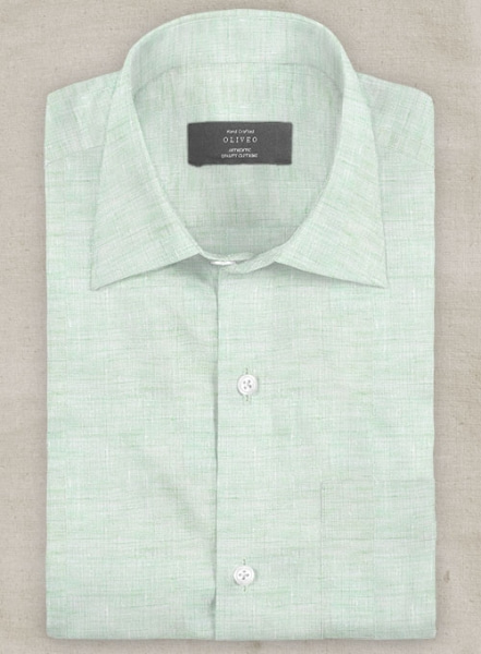 Dublin Mint Green Linen Shirt
