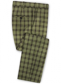 Napolean Poker Green Wool Pants