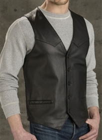 Leather Vest # 301
