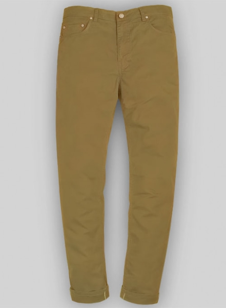 Military Khaki Stretch Chino Jeans