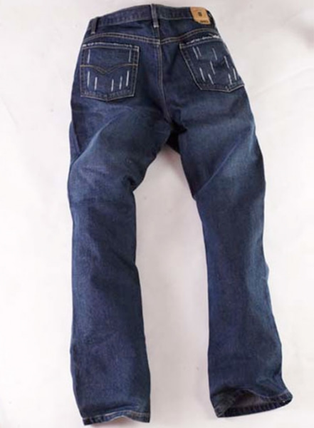 Scrape Hard Wash Denim Jeans - 12oz
