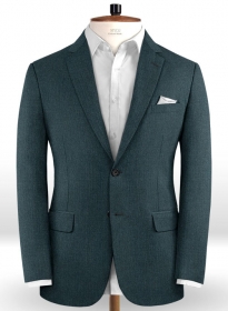 Reda Steel Green Pure Wool Jacket