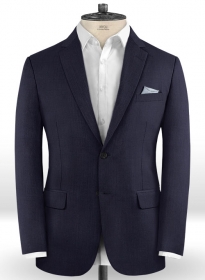 Scabal Dark Navy Wool Jacket