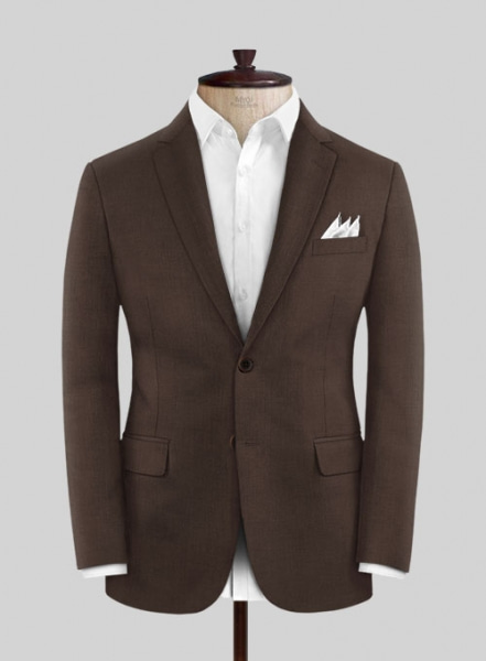 Scabal Brown Wool Suit