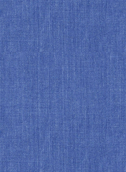 Italian Linen Milled Indigo Blue Jacket