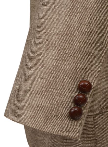 Italian Denim Brown Linen Danish Style Sports Coat