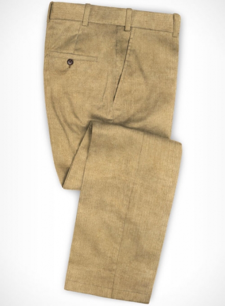 Beige Corduroy Suit