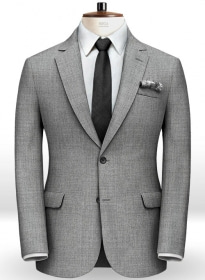 Italian Mid Gray Wool Jacket