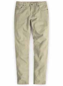 Beige Peach Finish Chino Jeans