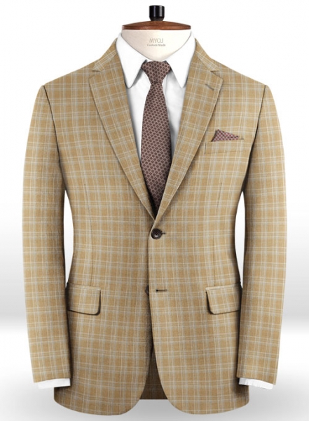 Napolean Spring Brown Wool Suit