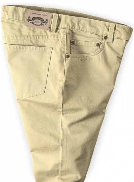 Stretch Summer Weight Sun Khaki Chino Jeans