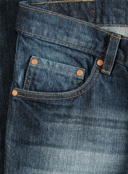 Falcon Blue Hard Wash Whisker Jeans