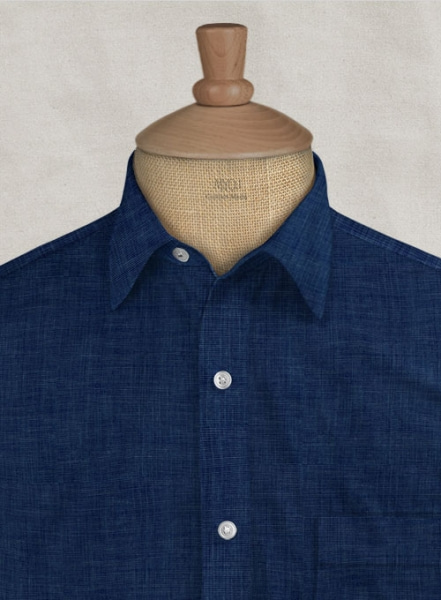 Filafil Poplene Midnight Blue Shirt - Half Sleeves