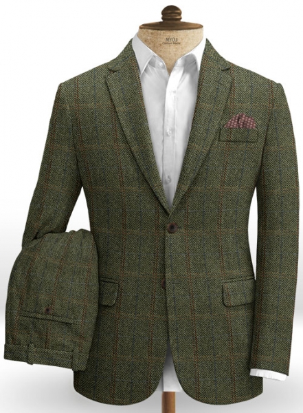 Harris Tweed Country Green Suit