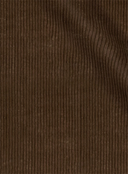 Rich Brown Thick Stretch Corduroy Jacket