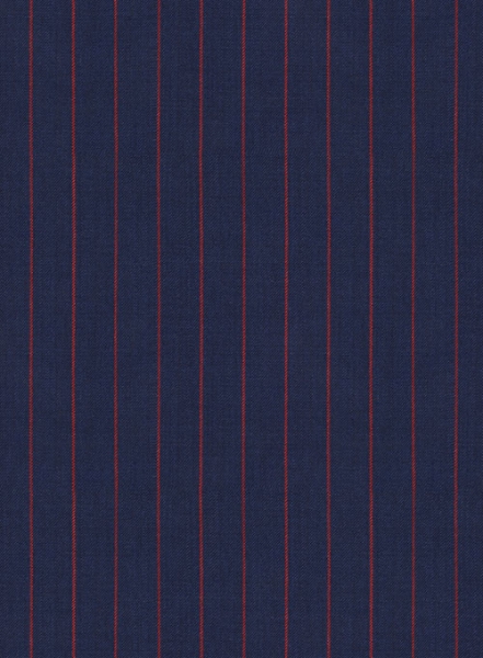 Napolean Stripo Blue Wool Suit