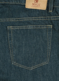 Mud Blue Ring Denim Jeans - 11oz