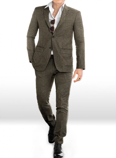 Showman Brown Tweed Suit