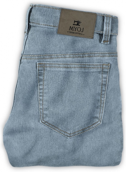 Astro Blue Stretch Jeans - Light Blue