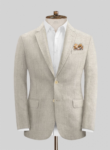 Pure Barn Beige Linen Suit