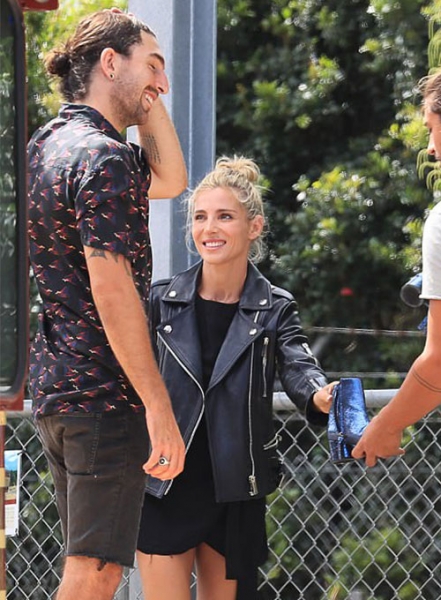 Elsa Pataky Leather Jacket #3