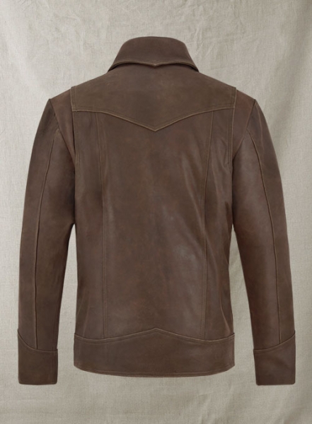 Vintage Brown Grain X Men Days of Future Past Leather Jacket