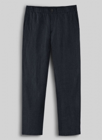 Easy Pants Dark Blue Pure Linen