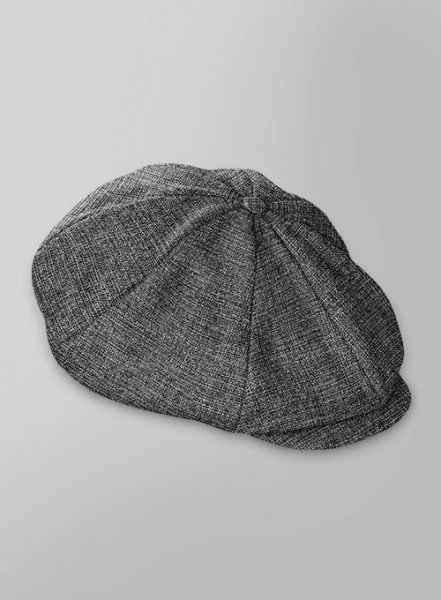 Vintage Glasgow Gray Tweed Newsboy Cap