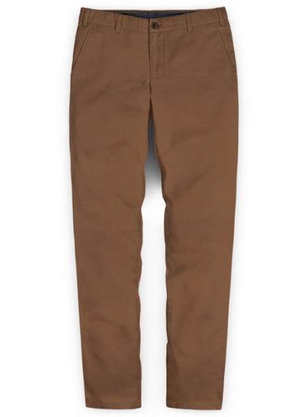 Rome Brown Stretch Chino Pants