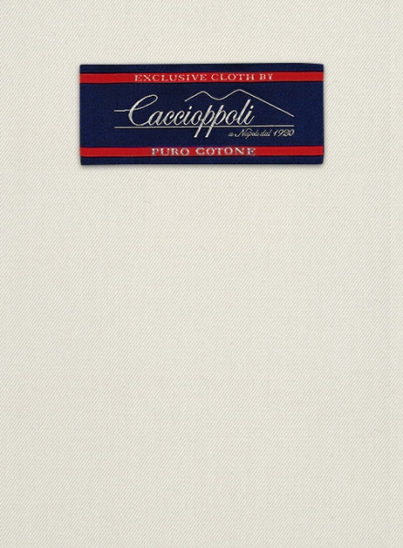 Caccioppoli Cotton Gabardine Champagne Ivory Jacket