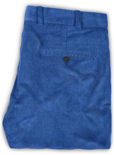 Turkish Blue 21 Wales Stretch Corduroy Trousers