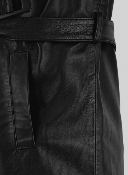 1970\'s Leather Trench Coat