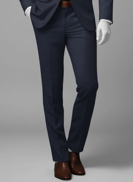 Napolean Navy Blue Wool Pants