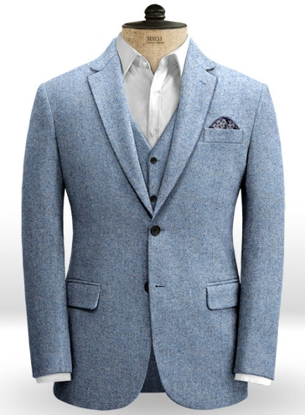 Tom Blue Tweed Suit