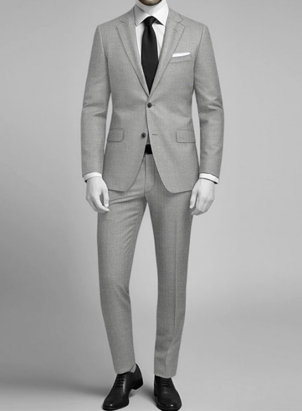 Napolean Ice Gray Wool Suit