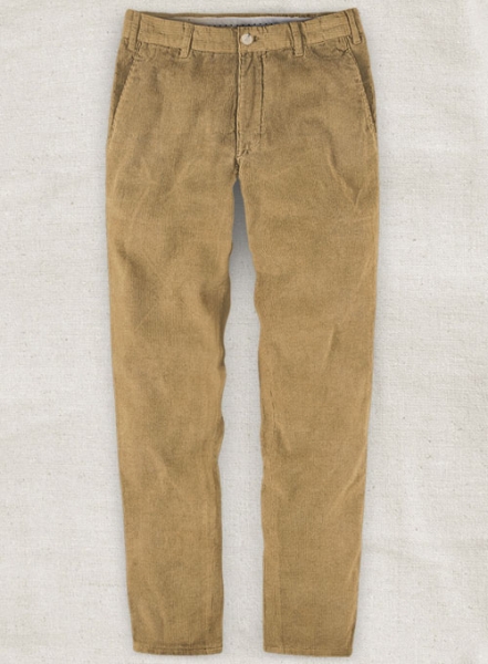 Khaki Corduroy Trousers