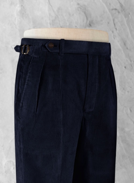 Blue Colonel Corduroy Trousers