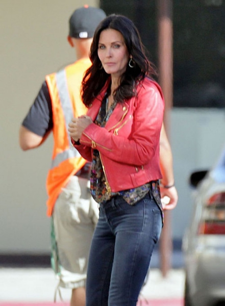 Courteney Cox Leather Jacket #2