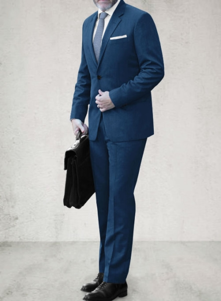 Napolean Casa Blue Wool Suit