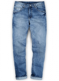 Eddie Blue Stone Wash Whisker Jeans