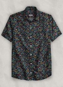 Liberty Lekeu Cotton Shirt - Half Sleeves