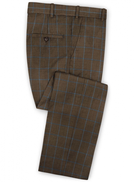 Napolean Amster Brown Wool Pants