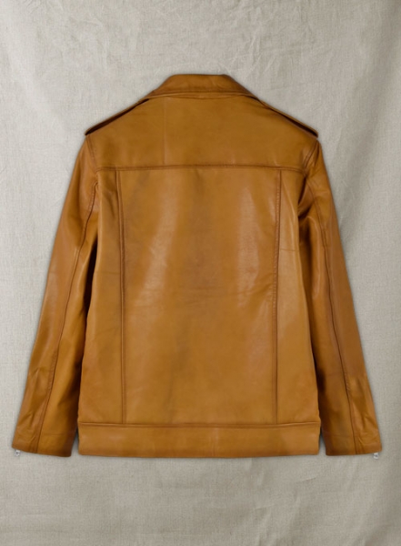 Rutland Caramel Brown Wax Riding Leather Jacket