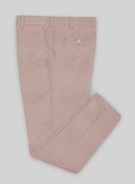 Light Mauve Stretch Chino Pants