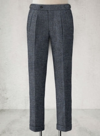 Indigo Blue Highland Tweed Trousers