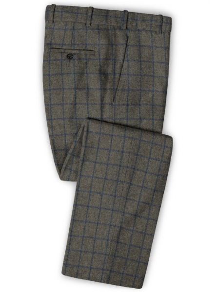 Ford Gray Blue Tweed Suit
