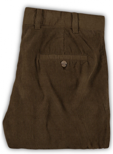 Dark Brown Corduroy Trousers